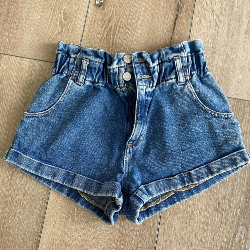 PacSun High-Waisted Blue Jean Shorts